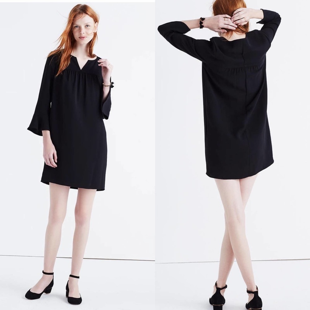 Madewell Bell-Sleeve Dress - Size Small
